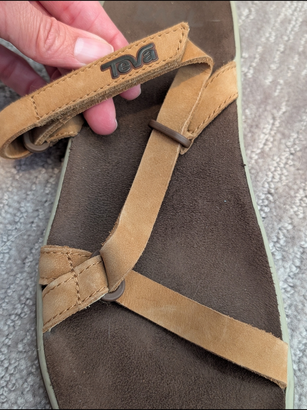 Teva Women's Elzada Slide Leather Sandal - Picture 3 of 5